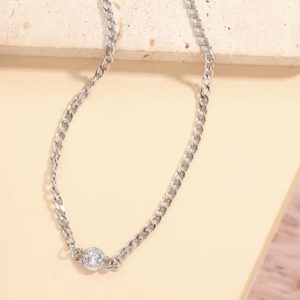 Collier argenté Carla