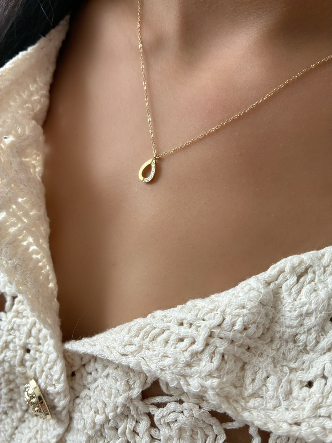 Collier doré Iscia – Image 2