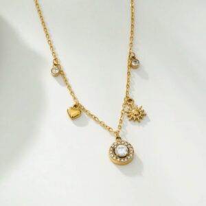 Collier doré Cyrielle