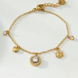 Bracelet doré Cyrielle