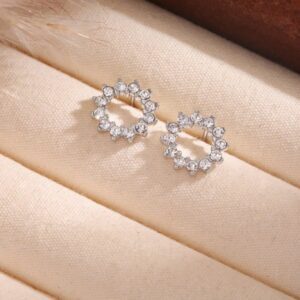 Boucles d'oreilles argentées Giorgia
