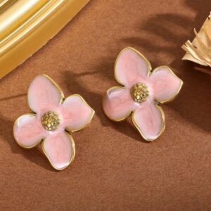 Boucles d'oreilles Cherry Blossom Louisa rose