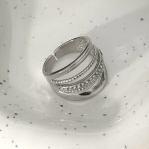 Bague argentée Mira
