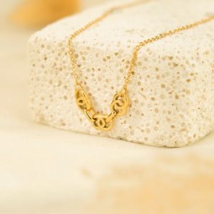 Collier doré Shauna