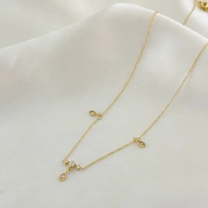 Collier doré Esmeralda