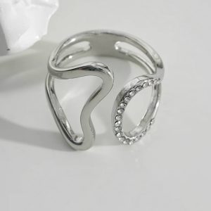 Bague argentée Loane