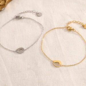 Bracelet argenté Iscia