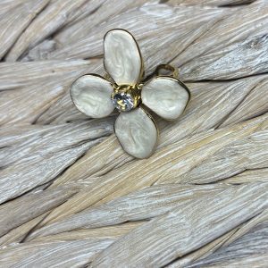 Bague ajustable dorée Talya